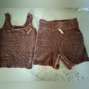 Skims fuzzy cozy set S/M